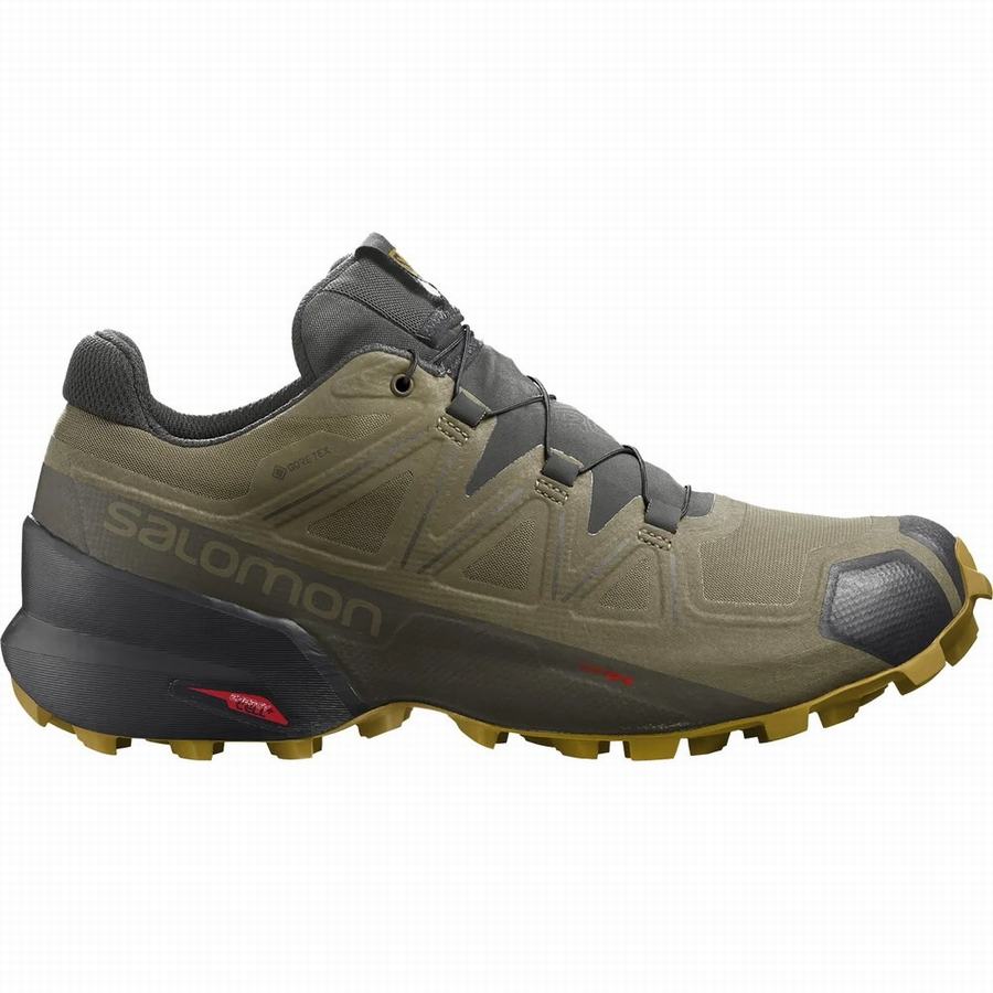 Παπούτσια Trail Running Salomon Speedcross 5 Gore-tex ανδρικα Ελιά [AAY1290UH]